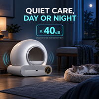 Bac à litière intelligent pour chat, nettoyage automatique, contrôle par application, grande capacité, contrôle des odeurs, toilette pour animaux de compagnie, pour plusieurs chats