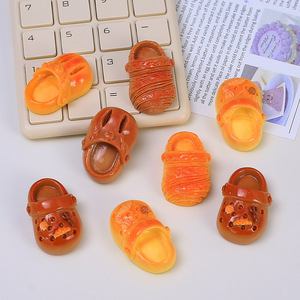 Accessoires en résine, colle crème, DIY, ornements faits main pour pinces à <span class=keywords><strong>cheveux</strong></span>, décorations florales pour chaussures, pantoufles en forme de pain simulé - Product Image 2