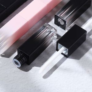 Double-Ended <b>Lip</b> Gloss Tube 2ml Gradient Black Pink Square Empty Refillable DIY Cosmetic Packaging Plastic <b>Lip</b> Stain Container - Product Image 2