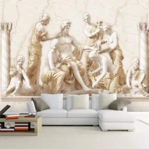 現代の有名なフィギュア壁レリーフ装飾彫刻