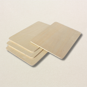 Lámina de Madera Contrachapada de Abedul de Grado B/B para Corte Láser Premium, Núcleo 100% de Madera Dura, Pegamento E0, Superficie Plana para Troqueles y Manualidades - Product Image 1