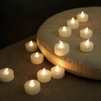 Bougie chauffe-plat LED réutilisable, alimentée par piles, pour un usage quotidien à la maison et pour les événements