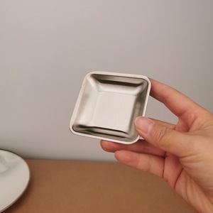 調味料サービングディッシュ 304 ステンレス鋼ディップディッシュ 1/2/3 コンパートメント付き 鍋 BBQ ソース 前菜用 キッチン用 - Product Image 2