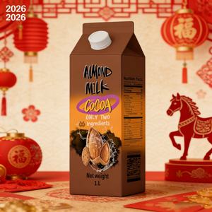 <span class=keywords><strong>Leche</strong></span> <span class=keywords><strong>de</strong></span> <span class=keywords><strong>Almendras</strong></span> <span class=keywords><strong>con</strong></span> Cacao OEM 1L TetraPak, Crema <span class=keywords><strong>de</strong></span> <span class=keywords><strong>Café</strong></span> Baja en Calorías, Apta para Dieta Keto, Venta al por Mayor OEM, Marca Privada - Product Image 3