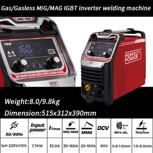 Soudeuse <span class=keywords><strong>mig</strong></span> 220v 160A machine à souder sans gaz co2 machine <span class=keywords><strong>mig</strong></span> mag soudeur tig fil de soudage machines soudeuses portables - Product Image 4