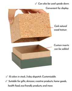 Có Thể Tái Chế Nút Chai Hộp Quà Tặng Nhật Bản Phong Cách Nhà Yếu Tố Cần Thiết Hộp Lưu Trữ Mô Hộp Bút Chủ Với UV Dtf Bìa In Ấn - Product Image 5