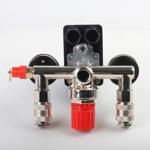 Conjunto de Interruptor de Presión Automático NIF 90-125 PSI 5.5-8 bar, Regulador de Compresor de Aire con Manómetro, Conector G1/4 - Product Image 4