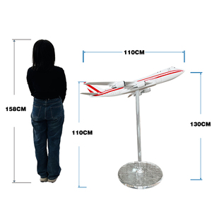 1:65 quy mô các hãng hàng không Kyrgyzstan <span class=keywords><strong>Boeing</strong></span> <span class=keywords><strong>747</strong></span>-200sf đặc biệt vận chuyển hàng hóa mô hình lớn máy bay triển lãm & hiển thị - Product Image 6