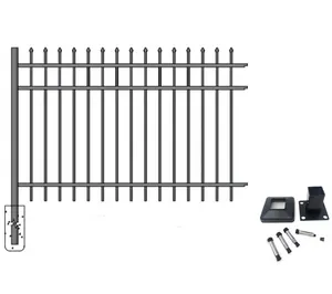 DIY风格DIY铝合金护栏锌钢护栏装饰性安全黑篱笆