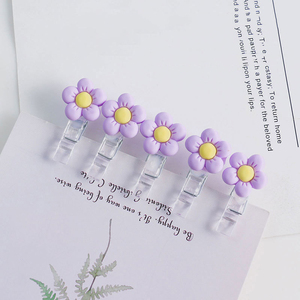 Chất lượng cao cô gái trái tim sổ cái văn phòng phẩm Box Set DIY lỗ máy tính xách tay máy tính Clip văn phòng phẩm Set cho sinh viên - Product Image 3