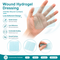 Pansements hydrogel BLUENJOY pour plaies, escarres et brûlures – Gel de soin avancé pour la gestion des plaies