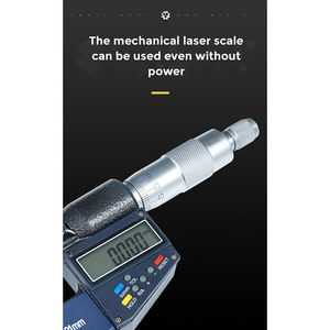 Điện tử bên ngoài micromet 0-25 mét với thêm Kỹ Thuật Số Caliper Gage với thép không gỉ trục chính kỹ thuật số micromet 0.001 mét - Product Image 5