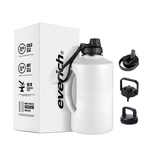 2.2L <strong>Water</strong> <strong>Huge</strong> <strong>Water</strong> Stainless Steel Gym <strong>Bottle</strong>, <strong>Water</strong> <strong>Bottle</strong> With Big Handle for Outdoor or Sport - Product Image 2