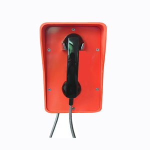 En stock rouge extérieur <span class=keywords><strong>Orange</strong></span> robuste PSTN montage mural Fire SIP POE téléphone IP résistant aux intempéries GSM 4G SOS Hotline téléphone marin - Product Image 1