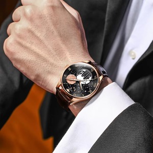 Montre mécanique automatique de luxe pour homme, étanche, squelette - Product Image 5