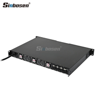 K4-1000 Ses Sistemi D Sınıfı Ses Güç Amplifikatörü 4 Kanallı Dijital D Sınıfı Metal Çıkışlı 1000W
