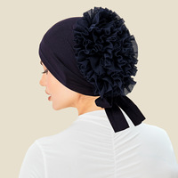 Zifeng OEM Foulard musulman, Turban chimio, Bonnet turban pour femme, Chapeau à pompon