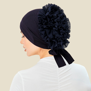 Zifeng OEM Foulard musulman, Turban <span class=keywords><strong>chimio</strong></span>, Bonnet turban <span class=keywords><strong>pour</strong></span> <span class=keywords><strong>femme</strong></span>, <span class=keywords><strong>Chapeau</strong></span> à pompon - Product Image 3