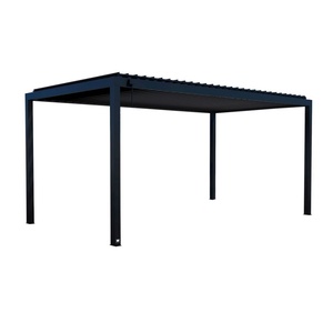 Pérgola de Aluminio de Lujo Moderna para Exteriores, con Lamas Motorizadas con Recubrimiento en Polvo, Fácil de Montar, Bioclimática Eléctrica - Product Image 3