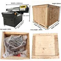 NUEVA Impresora UV DTF de 24*36 Pulgadas, Máquina de Impresión de Adhesivos UV de Cama Plana A1 para Carcasas de Teléfono, Acrílico, Trofeos, Lienzos y Vasos