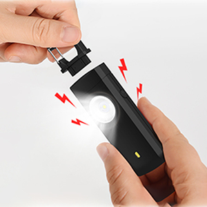 Portable 130dB Sirène Coffre-fort Son Alarme Personnelle Flash Lumière Panique D'urgence SOS Rechargeable Sécurité Personnelle Alarme Porte-clés - Product Image 1