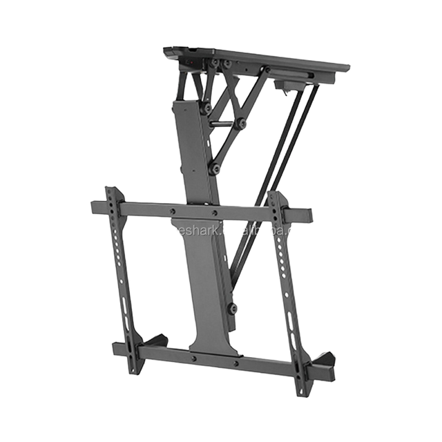 Hot Selling Adjustable 32-50 Inch Aluminum Motorized TV Stand with Remote Control Modern Mobile Ceiling Rotating