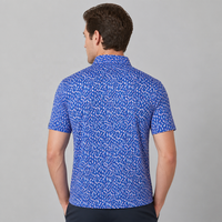 Polo de golf personnalisé pour homme, léger, en polyester et élasthanne, imprimé, séchage rapide, vêtements de golf performants, fabricant OEM