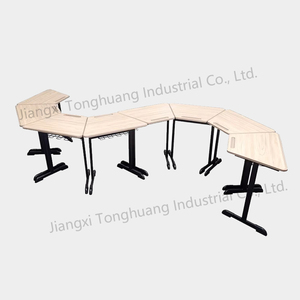 Ensemble de bureau et chaise pour étudiants en bois et métal de haute qualité pour l'étude à domicile et à l'école avec des meubles pour enfants - Product Image 3