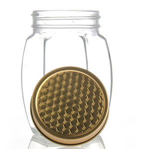 Botella de vidrio transparente para fruta, tarro de almacenamiento de miel, abeja, <span class=keywords><strong>cebolla</strong></span>, 370ml, 770ml, promoción, de China - Product Image 2