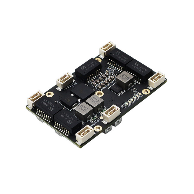 Industrial 5-port switch module, intelligent street lamp, embedded mini switch mainboard, 9-48V anti-reverse connection network