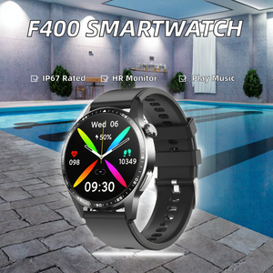 F400 ساعة ذكية تعقب اللياقة البدنية مشغل الموسيقى C40pro SOS إنذار ECG مراقبة معدل ضربات القلب بوصلة IPS لمستخدمي أندرويد IOS - Product Image 2