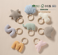 JET NEW Jouets éducatifs en tissu Montessori pour enfants de 4 à 6 ans - Jouets apaisants pour le sommeil, à mâcher avec les doigts et marionnettes à main