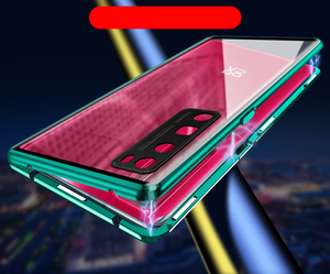 Etui magnétique en verre trempé double face pour <span class=keywords><strong>Huawei</strong></span> Nova 7 Pro, couverture complète, pare-chocs en métal, objectif de caméra, téléphone portable Casesva 7 Pro - Product Image 4