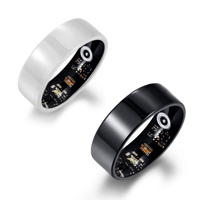Exclusive Titanium Steel Smart Ring Sports Heart Rate Blood Oxygen Sleep Monitoring Multifunctional