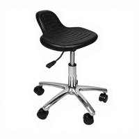 Chaise antistatique ESD pour l'industrie électronique et l'utilisation en entrepôt |   Sièges ergonomiques modernes en cuir PU de qualité laboratoire