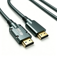 Cable Óptico Activo Profesional 4K HDMI 2.0 AOC 18Gbps de Alta Resistencia 4K 60Hz para Cine en Casa, Monitor, Proyector, TV
