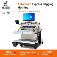 Machine d'emballage automatique haute vitesse pour sacs de coursier avec étiquetage et impression pour l'e-commerce et l'expédition de colis express