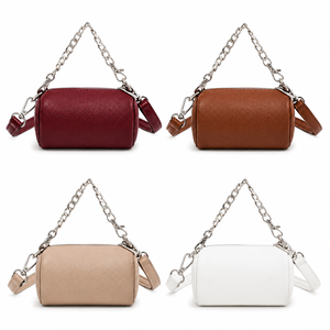 Borse a tracolla piccole da <span class=keywords><strong>donna</strong></span> in pelle vegana Quiet Luxury, con fodera in poliestere, chiusura a cerniera, design casual, catena, all'ingrosso - Product Image 6