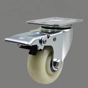 3 Zoll Verriegelung brems rollen 360 Schwenk kugellager Langlebig für Möbel Einkaufs wagen Schränke Tables-80kg Last Leise PP - Product Image 3