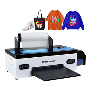 Hot Sales R1390 DTF Printer T Shirt Hoodie Jeans Clothes PET Roll Film DTF Printing Machine - Product Image 1