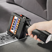 Impresora de Inyección de Tinta de Mano de Media Pulgada, Venta Directa de Fábrica, Pantalla Táctil, USB, Fecha de Caducidad, Código de Barras, Carcasa Metálica