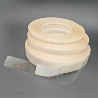 Ruban adhésif PET double face haute transparence, imperméable, avec adhésif sensible à la pression en silicone