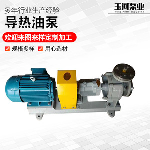 Pompe à huile thermique centrifuge en acier inoxydable haute température BRY, pompe de circulation de chaudière, équipement de transfert de chaleur fabriqué - Product Image 3