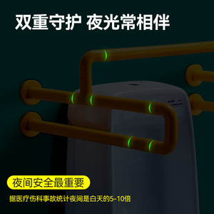 ราวจับในห้องน้ำยาสโบ F-06 แบบติดผนังกันลื่นสำหรับผู้สูงอายุและผู้พิการ - Product Image 4