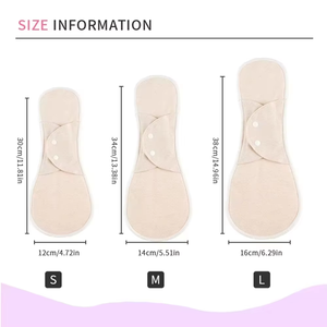Serviettes hygiéniques lavables en coton pur super absorbantes pour femmes, lot de protège-slips et serviettes menstruelles - Product Image 2