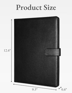 Bìa cứng A3 <span class=keywords><strong>padfolio</strong></span> danh mục đầu tư thư mục Faux Leather chủ thẻ kinh doanh tiếp tục tổ chức cho cuộc phỏng vấn Letter-Sized tài liệu - Product Image 2