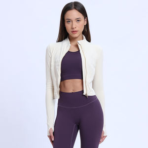 Hauts de yoga chauds pour femmes Vestes de protection contre le froid pour vêtements de sport - Product Image 1