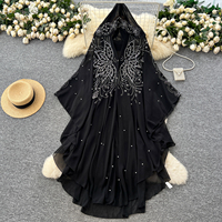 Robe Femme TKS Boutique en Gros Nouvelle Collection Été 2026 Tendance Col V Ample Irrégulière en Maille