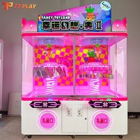 Console de jeu d'arcade BearHaunt Crane Machine en gros, double divertissement, coffre au trésor électronique, EggHatch Happy Toy, 4 joueurs, universel
