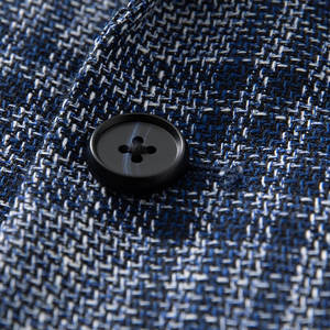 I più venduti da <span class=keywords><strong>uomo</strong></span> blu scuro in <span class=keywords><strong>lino</strong></span> Look monopetto bavero - Product Image 4